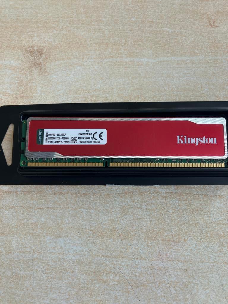 Kingston KHX16C10B1R/8 RAM, Verzenden, 8 GB, DDR3, Zo goed als nieuw