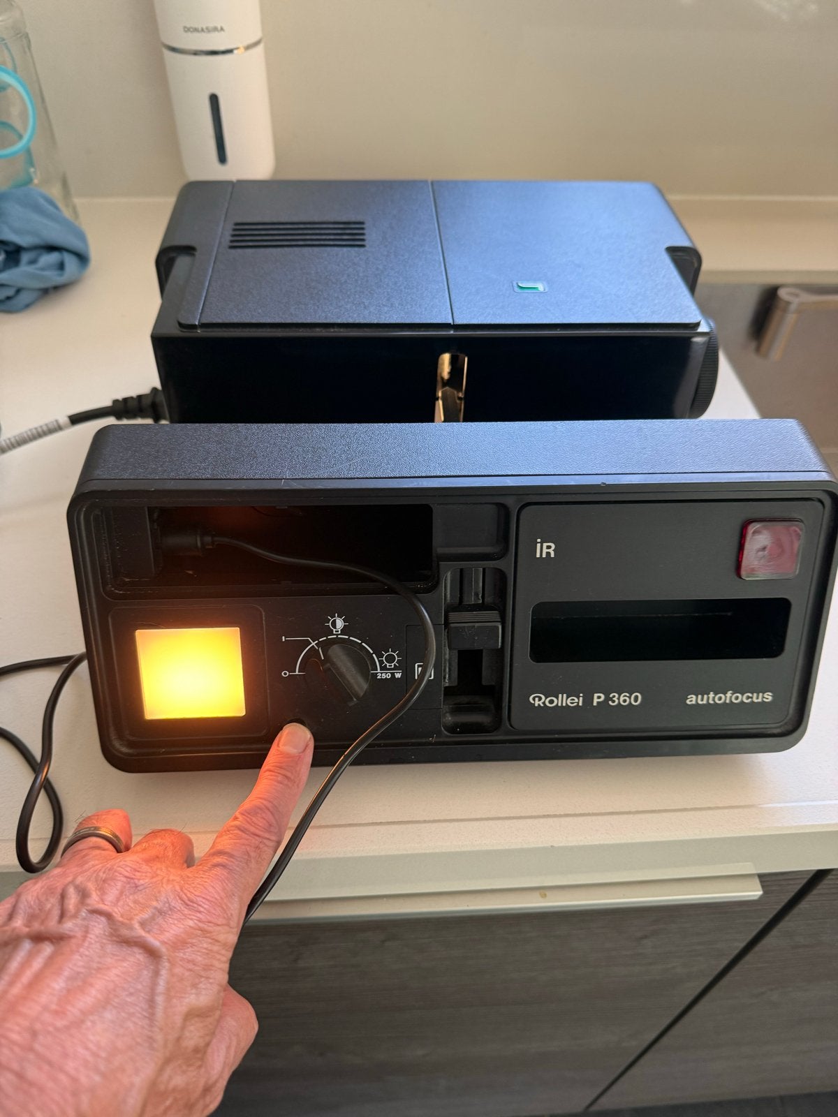 Rollei P 360 Autofocus Diaprojector - Vintage en Functioneel, Ophalen of Verzenden, Gebruikt