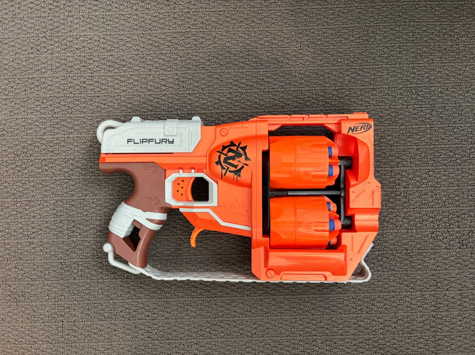 Nerf Zombie Strike FlipFury Blaster, Ophalen, Gebruikt, Jongen of Meisje