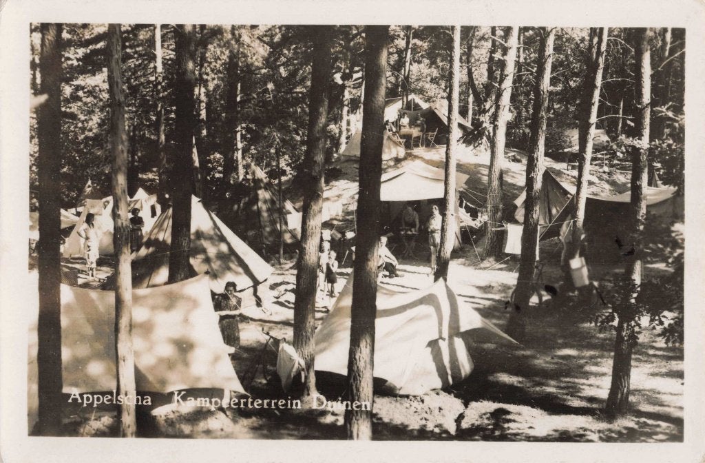 Appelscha Kampeerterrein Duinen L2829, Ophalen, 1940 tot 1960, Gelopen, Friesland
