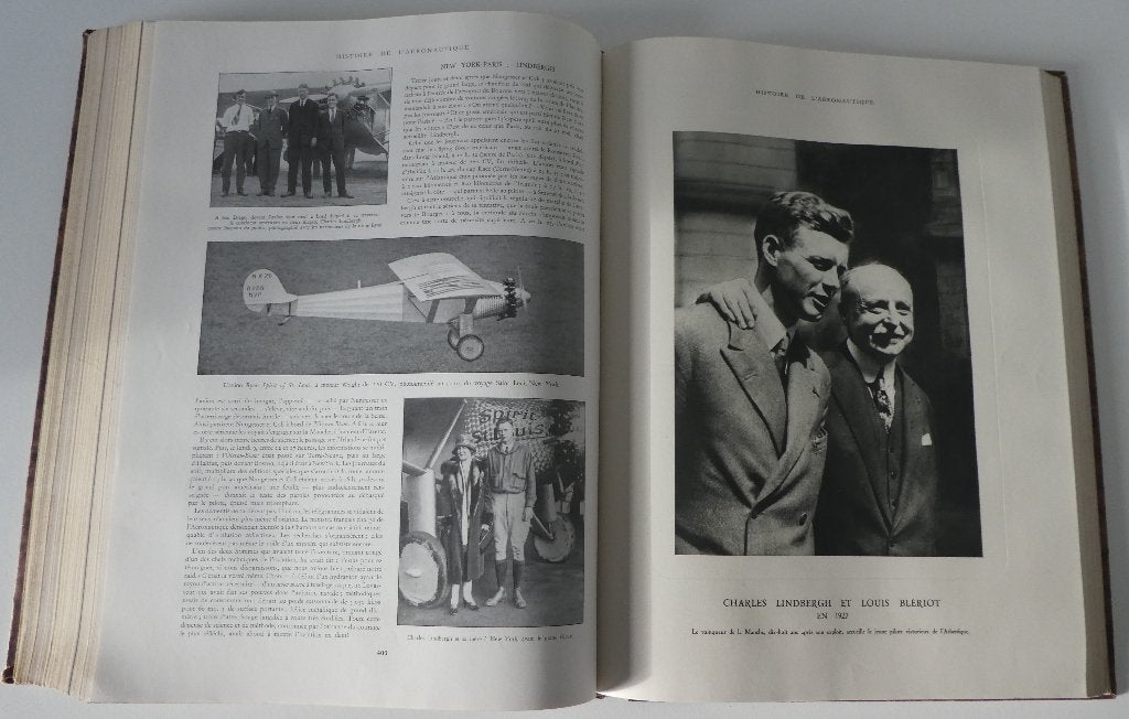 Lindbergh Bleriot Luchtschepen Vliegtuigen Ballonnen, Ophalen of Verzenden, Gebruikt, Boek of Tijdschrift