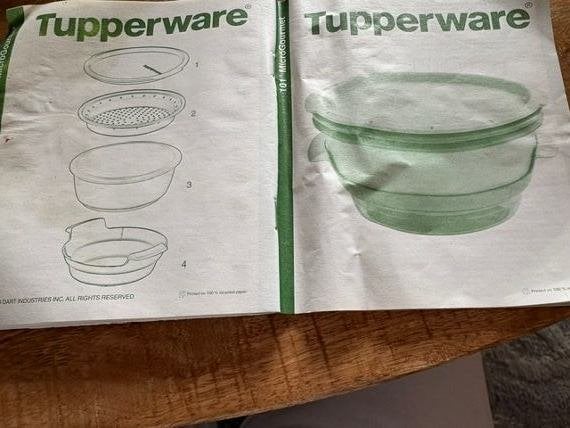 micro gourmet tupperware, Overige typen, Ophalen of Verzenden, Zo goed als nieuw, Magnetronbestendig