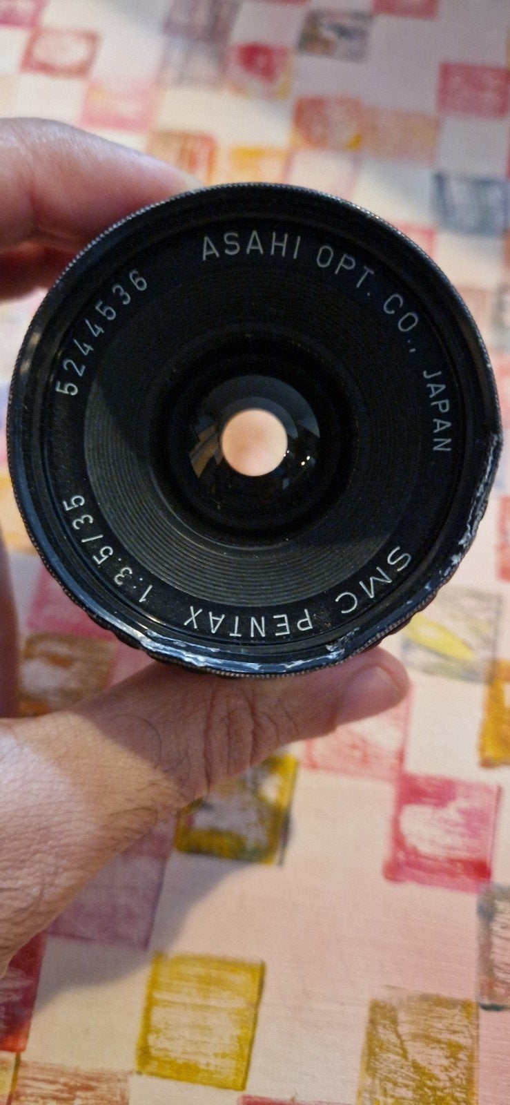 Pentax SMC 1:3.5/35 PK-mount lens, Gebruikt, Pentax K-mount, Handmatige focus, Pentax