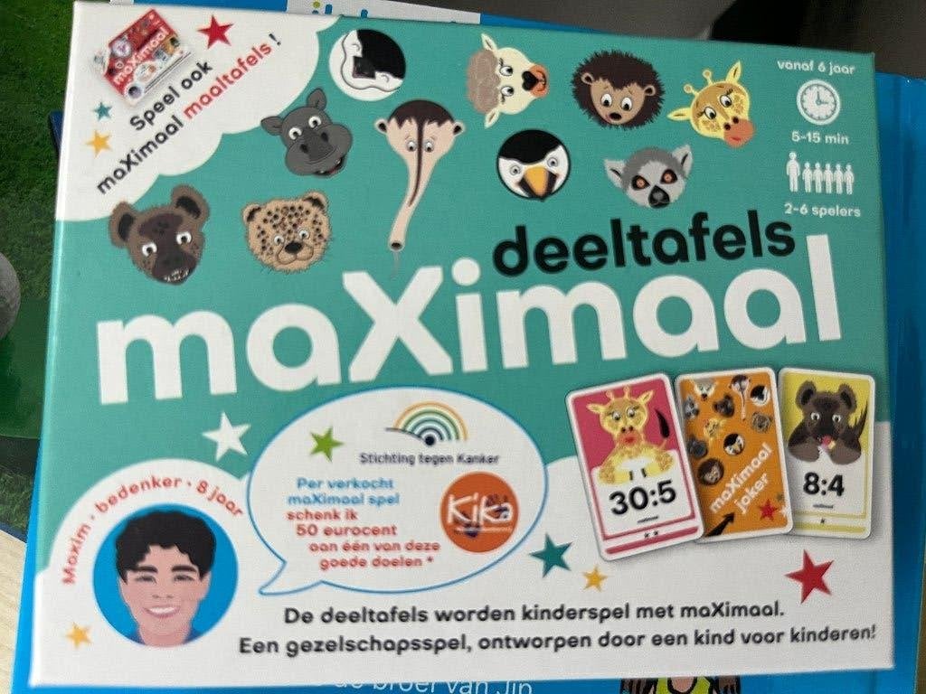 Maximaal Deeltafels, Kinderen en Baby's, Ophalen of Verzenden, Zo goed als nieuw, Rekenen