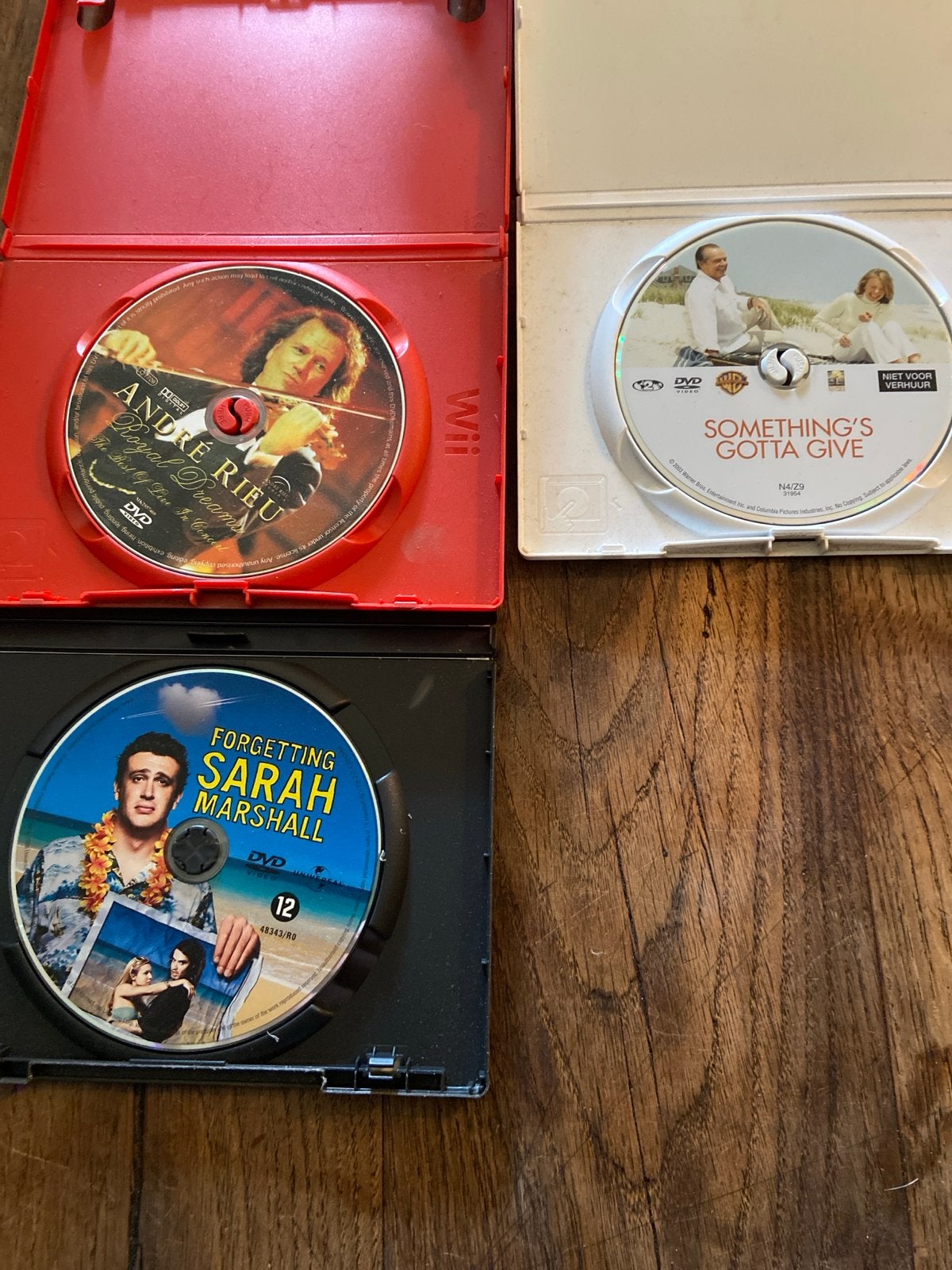 DVD Collectie: André Rieu, Something's Gotta Give, Forgettin, Nederlands, Overige genres, Ophalen of Verzenden, Gebruikt