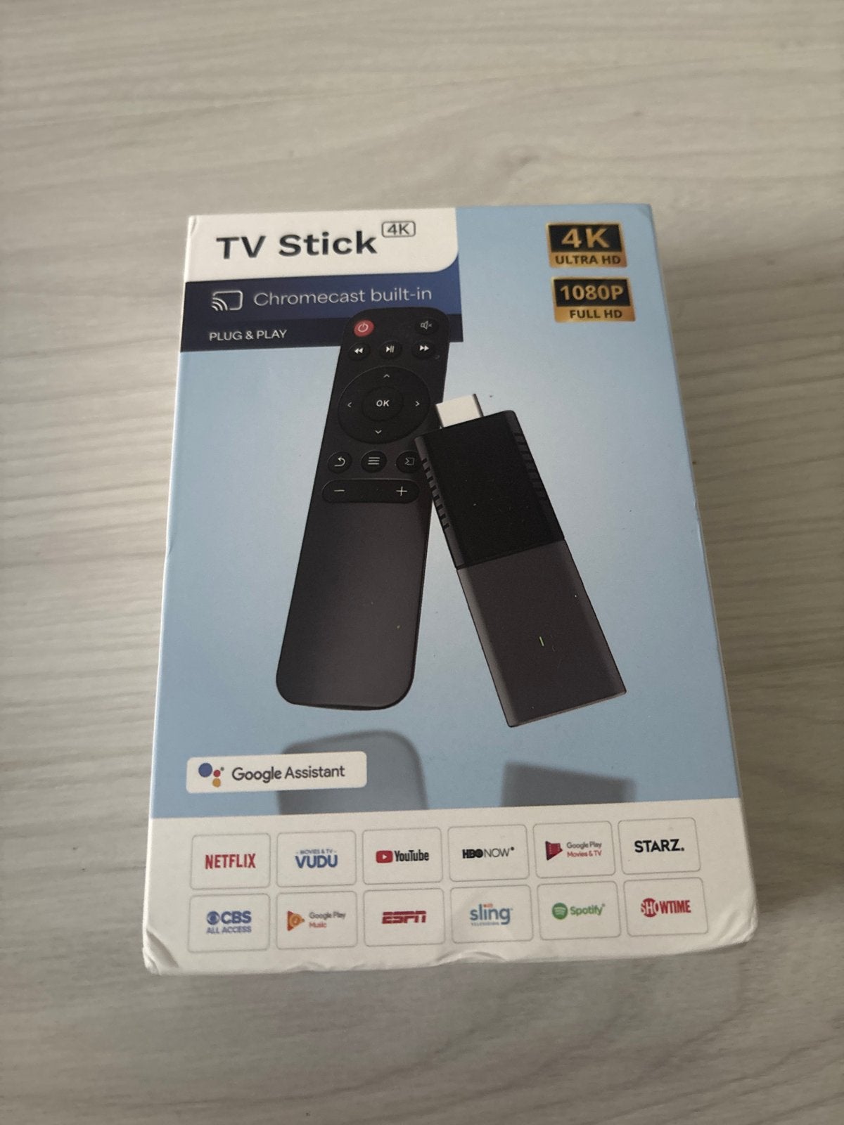 4K TV Stick met Chromecast en Google Assistant, Ophalen of Verzenden, Nieuw, HDMI, Zonder harde schijf
