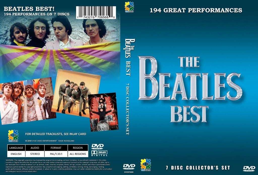 The Beatles best 7 dvd box, Alle leeftijden, Verzenden, Nieuw in verpakking, Muziek en Concerten
