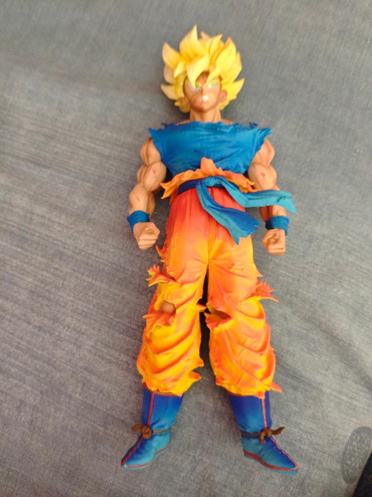 Dragon Ball Z Super Saiyan Goku Actiefiguur, Ophalen of Verzenden, Gebruikt