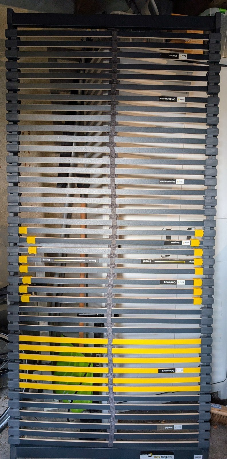 Lattenbodem Bossflex 600, Ophalen, Gebruikt, 90 cm, Eenpersoons
