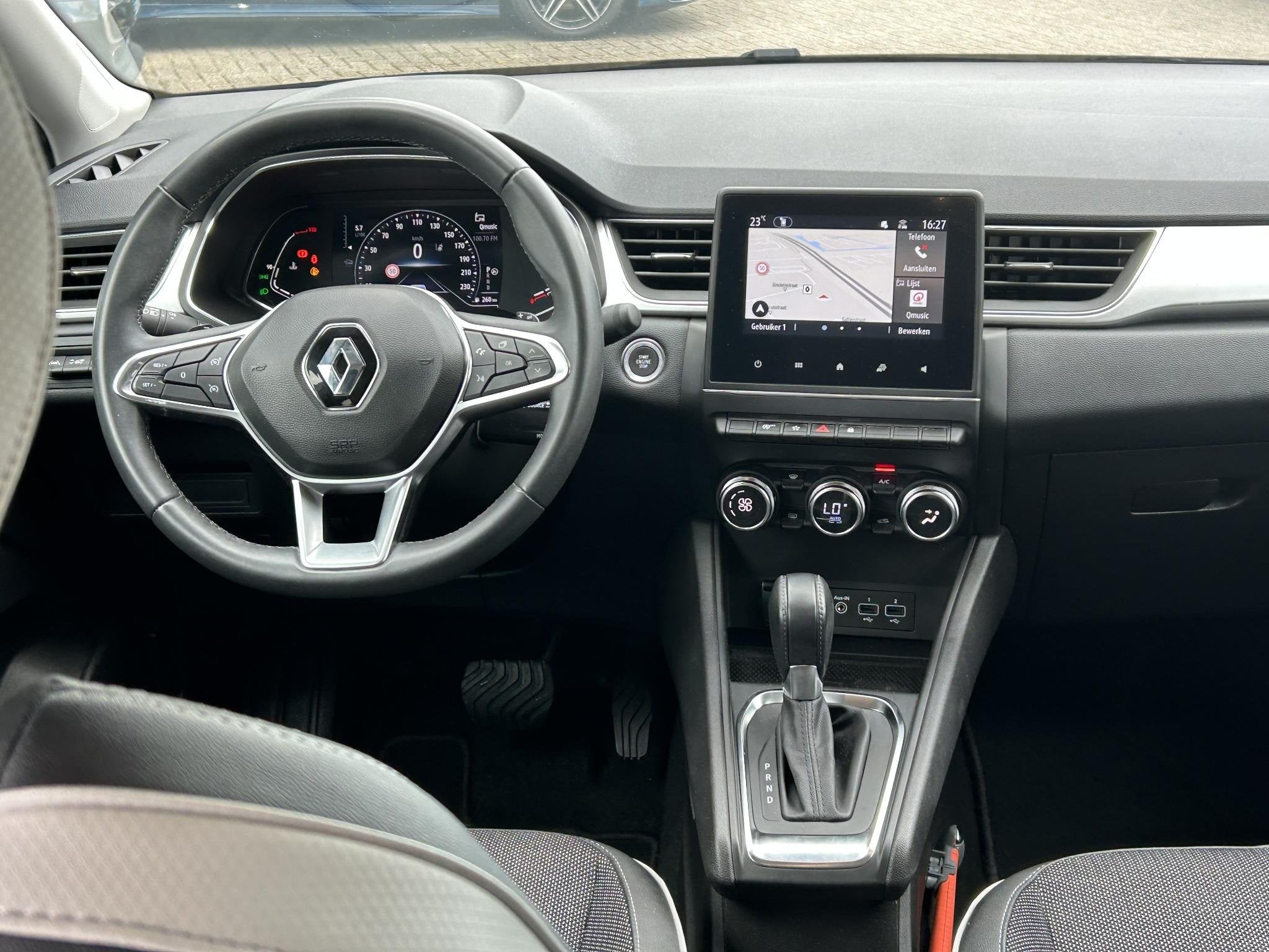 Renault Captur 1.3 mild hybrid 160 techno | Navigatie | Came, Auto's, Gebruikt, 4 cilinders, Met garantie (alle), Blauw