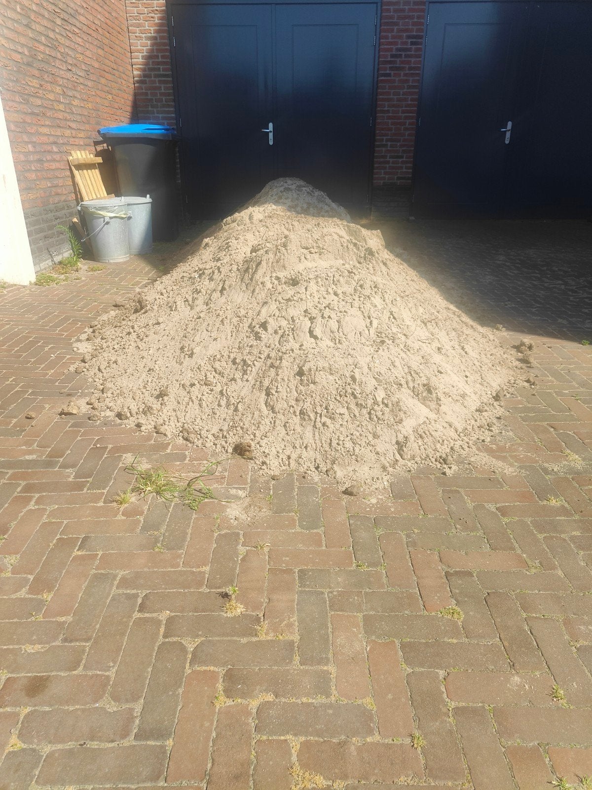 Wit zand (voor onder bestrating / ophoogzand), Tuin en Terras, Zand, Ophalen, Nieuw, Ophoogzand