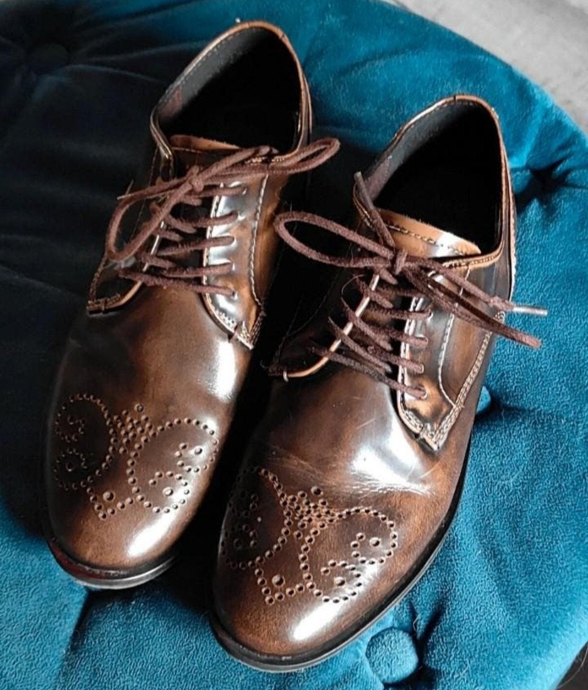 Bruin leren veterschoenen SPM Shoes & Boots maat 36, Ophalen of Verzenden, Zo goed als nieuw, Bruin