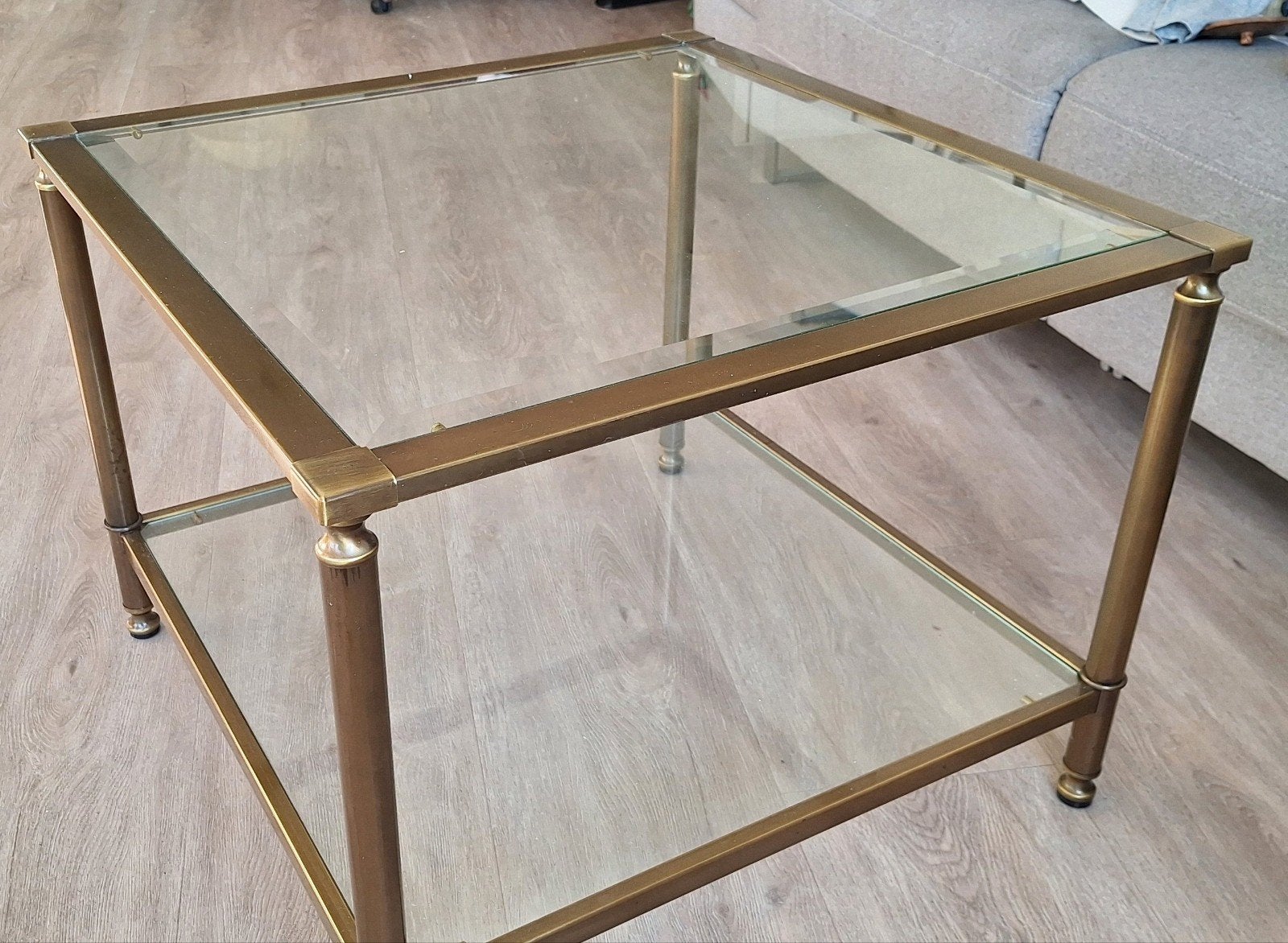 Glazen tafel, Ophalen, Gebruikt