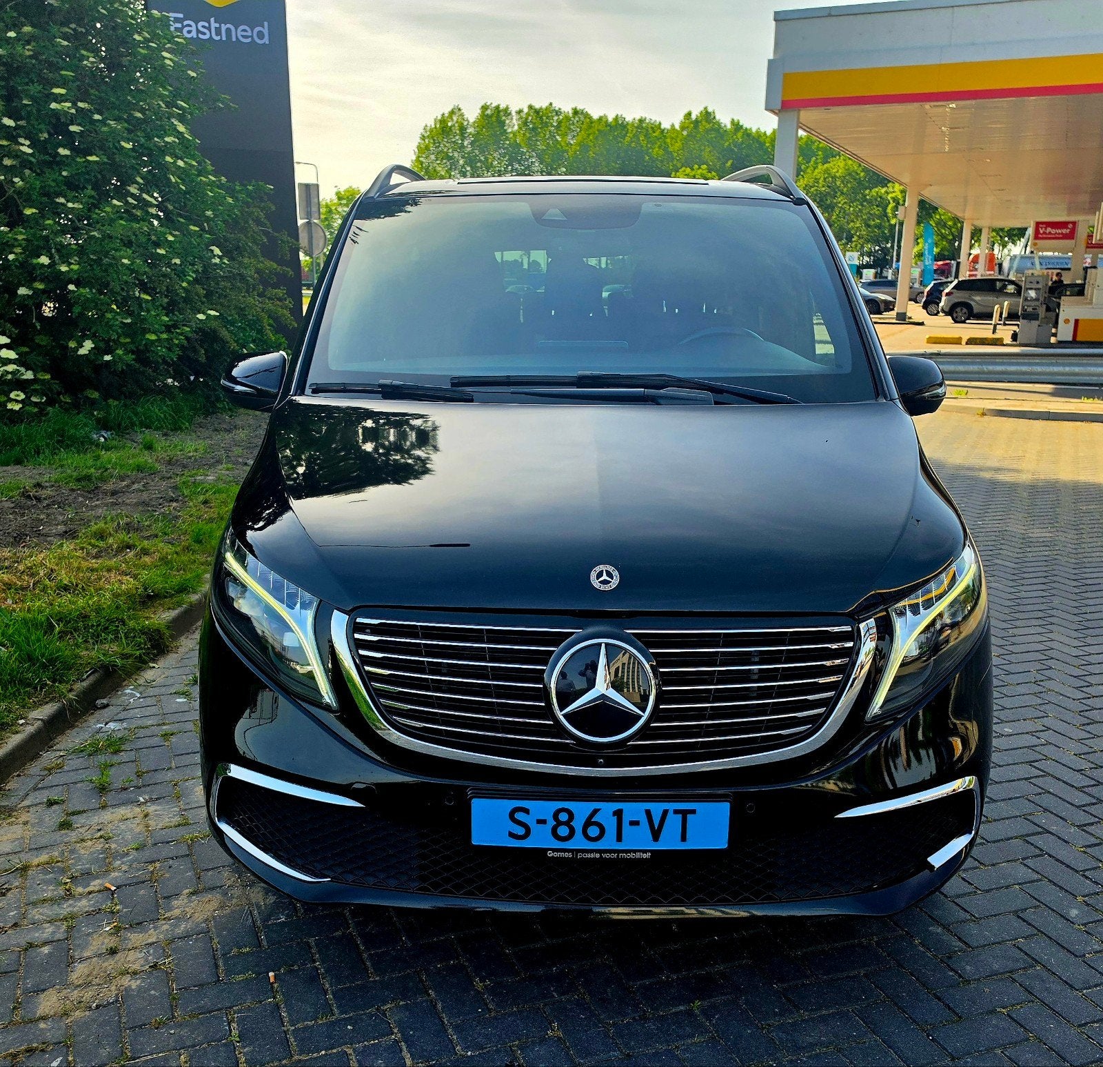 Mercedes-Benz EQV 300 L3 204pk 2022 Zwart, 2598 kg, 8 stoelen, 95 pk, Mercedes-Benz