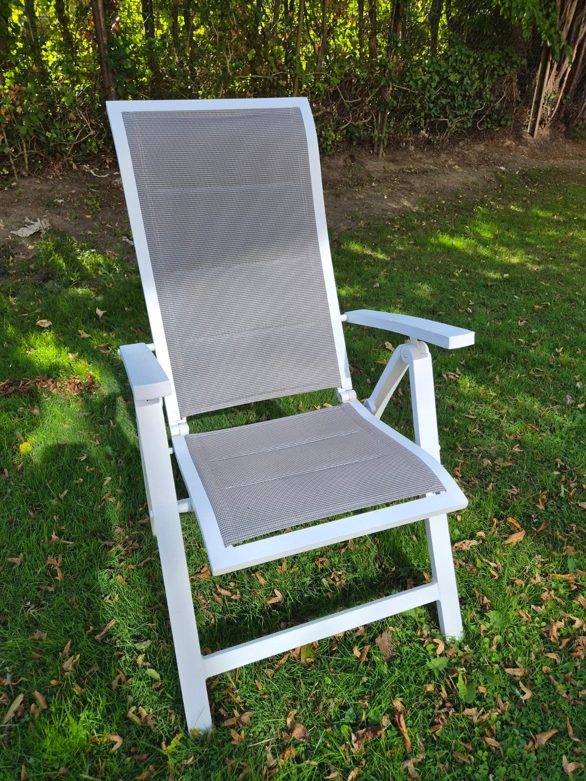 4 houten tuinstoelen met kussen, Ophalen, Zo goed als nieuw, Overige
