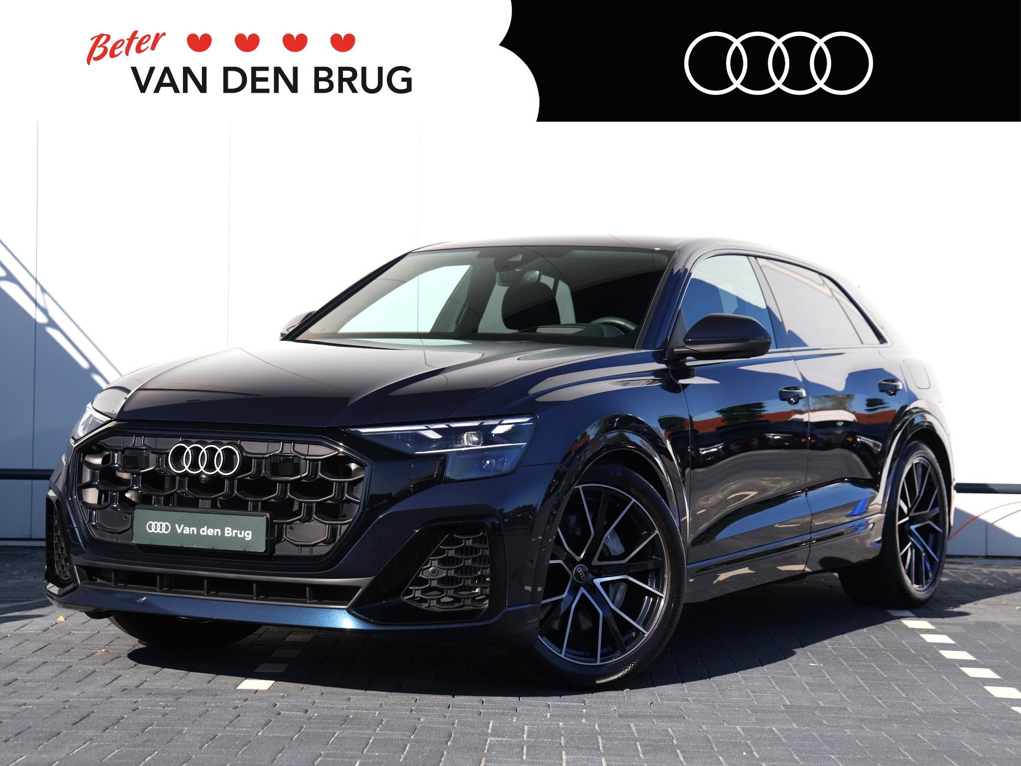 Audi Q8 55 TFSI e quattro Pro Line S 394pk | Vierwielbesturi, Auto's, 2995 cc, 26 kWh, Plug-in hybride, Bedrijf