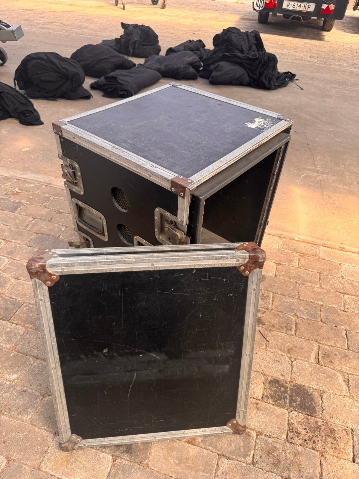 Amp rack 12HU, Muziek en Instrumenten, Behuizingen en Koffers, Ophalen, Gebruikt, Overige instrumenten