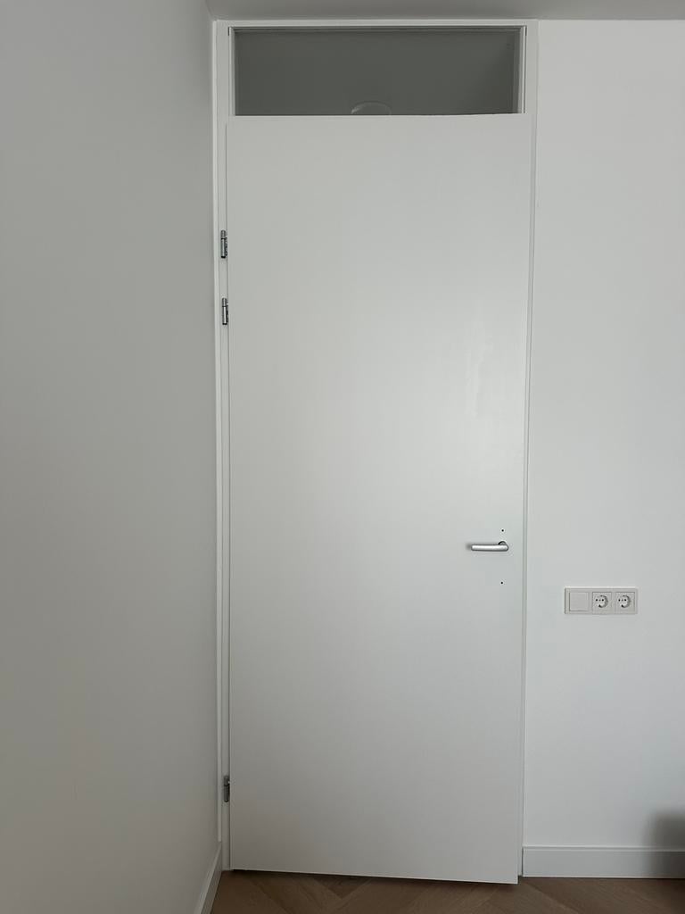 6 vlakke opdek binnendeuren recent geverfd 880 mmm x 2315mm, Doe-het-zelf en Verbouw, Deuren en Horren, Ophalen, Zo goed als nieuw