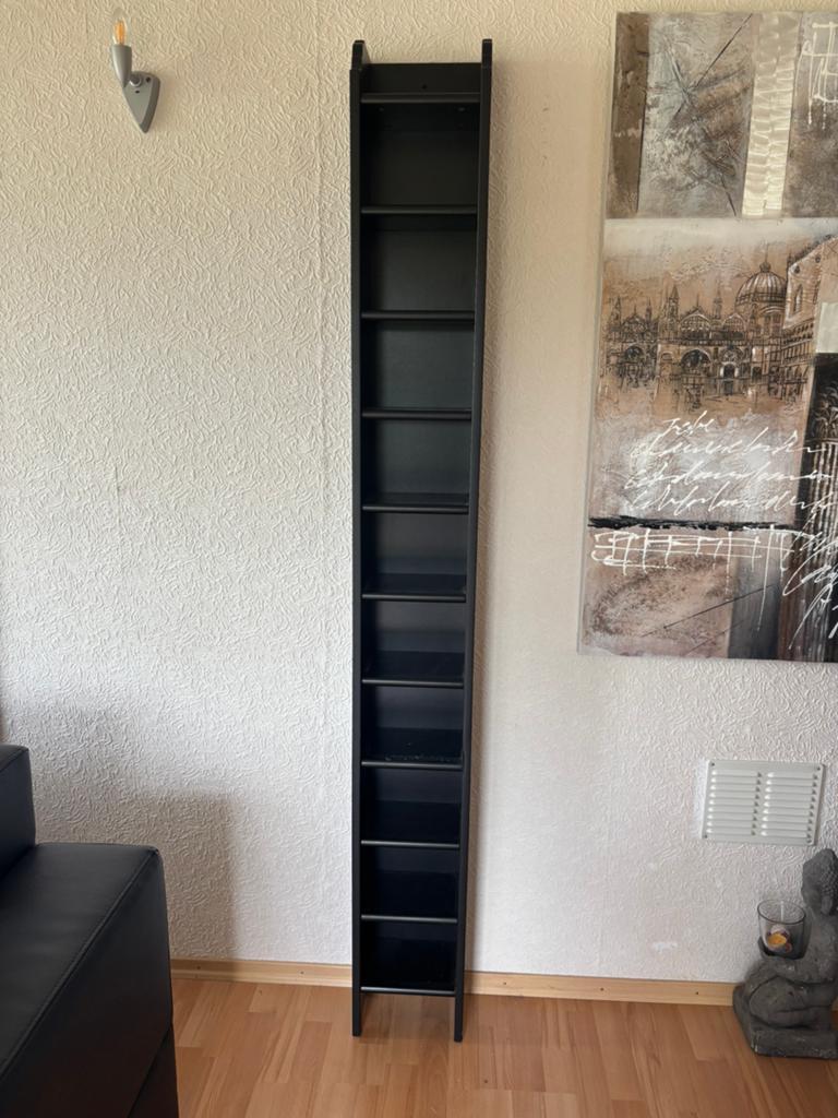 Cd / DVD kast zwart, Ophalen, Minder dan 50 cm, Overige materialen, Zo goed als nieuw