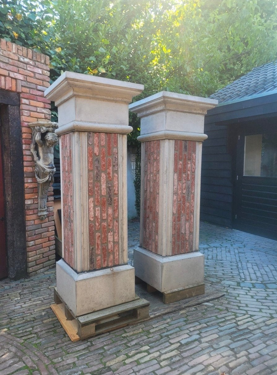 gemetselde zuilen, Tuin en Terras, Ophalen, Nieuw, 150 tot 200 cm, Hout