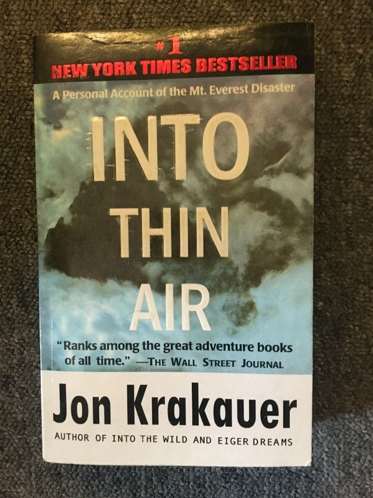 Into thin air ; door Jon Krakauer #Nepal #Everest, Boeken, Reisverhalen, Zo goed als nieuw, Azië, Ophalen of Verzenden