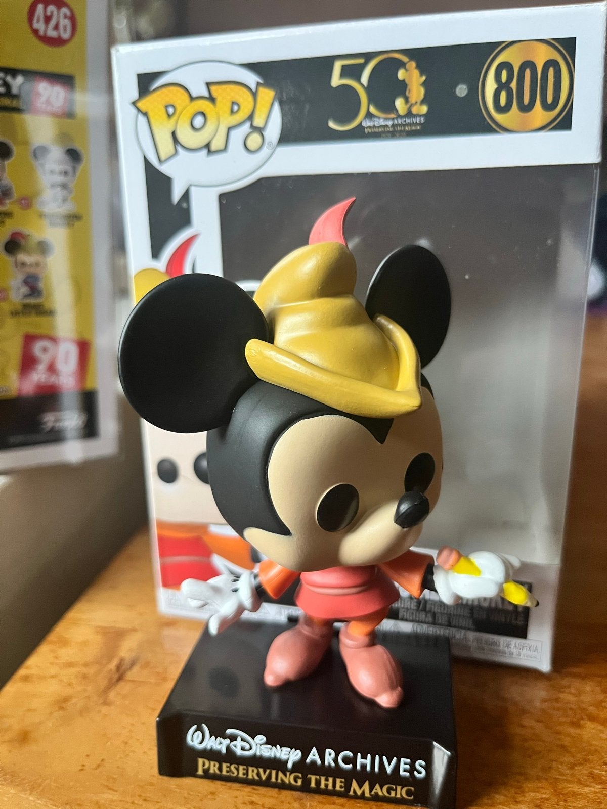 Funko Pop! Mickey Mouse Walt Disney Archives 50th #800, Verzamelen, Ophalen of Verzenden, Mickey Mouse, Zo goed als nieuw, Beeldje of Figuurtje
