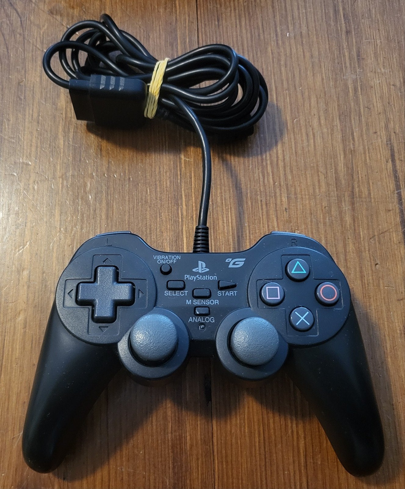Bedrade Controller voor PlayStation 1/2 - Zwart, Spelcomputers en Games, Ophalen of Verzenden, Gebruikt, Controller, PlayStation 1