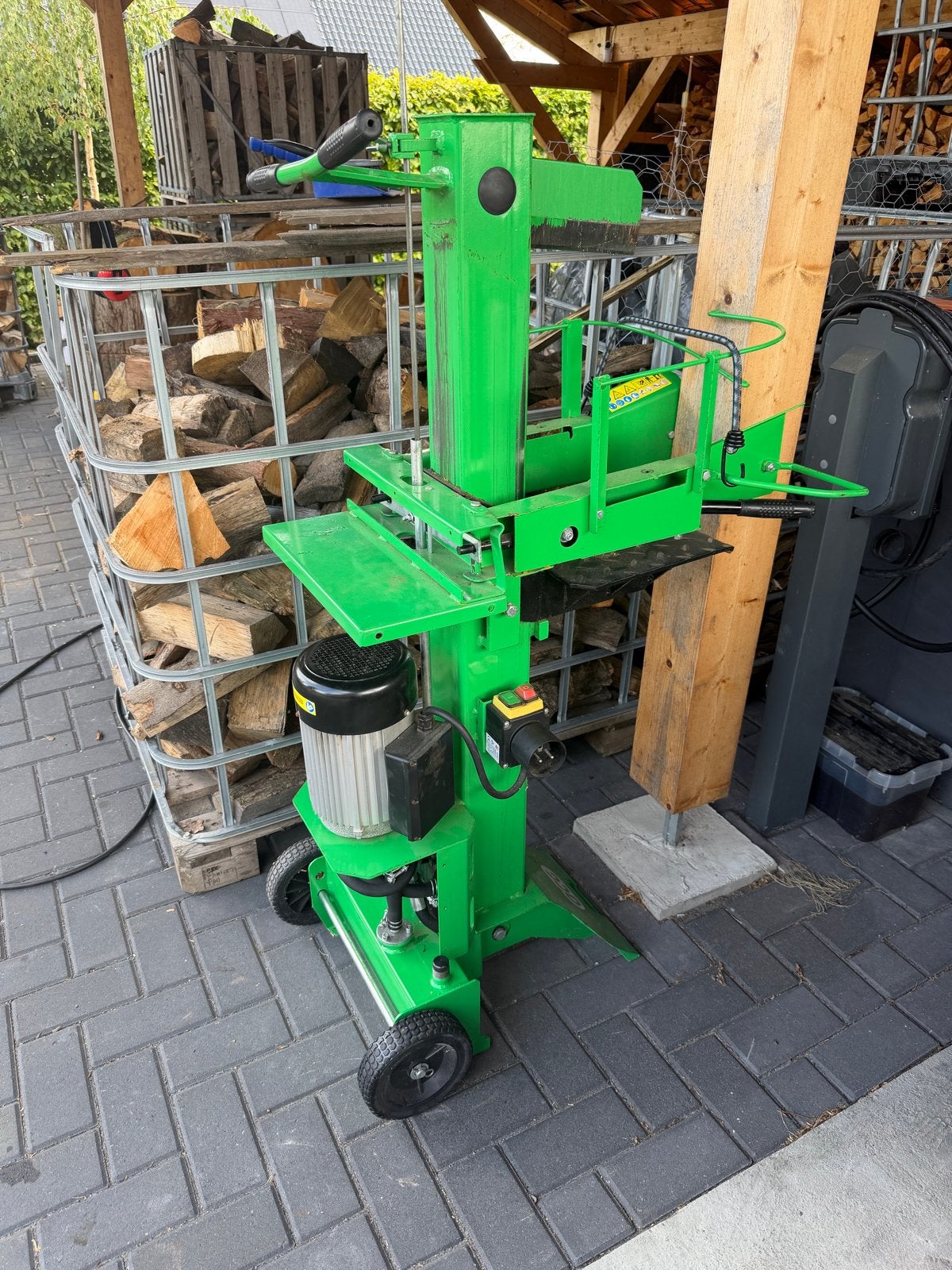 Acg Houtklover 8 TON 230V - Defect (cilinder), Ophalen, Gebruikt, Elektrisch, Staand