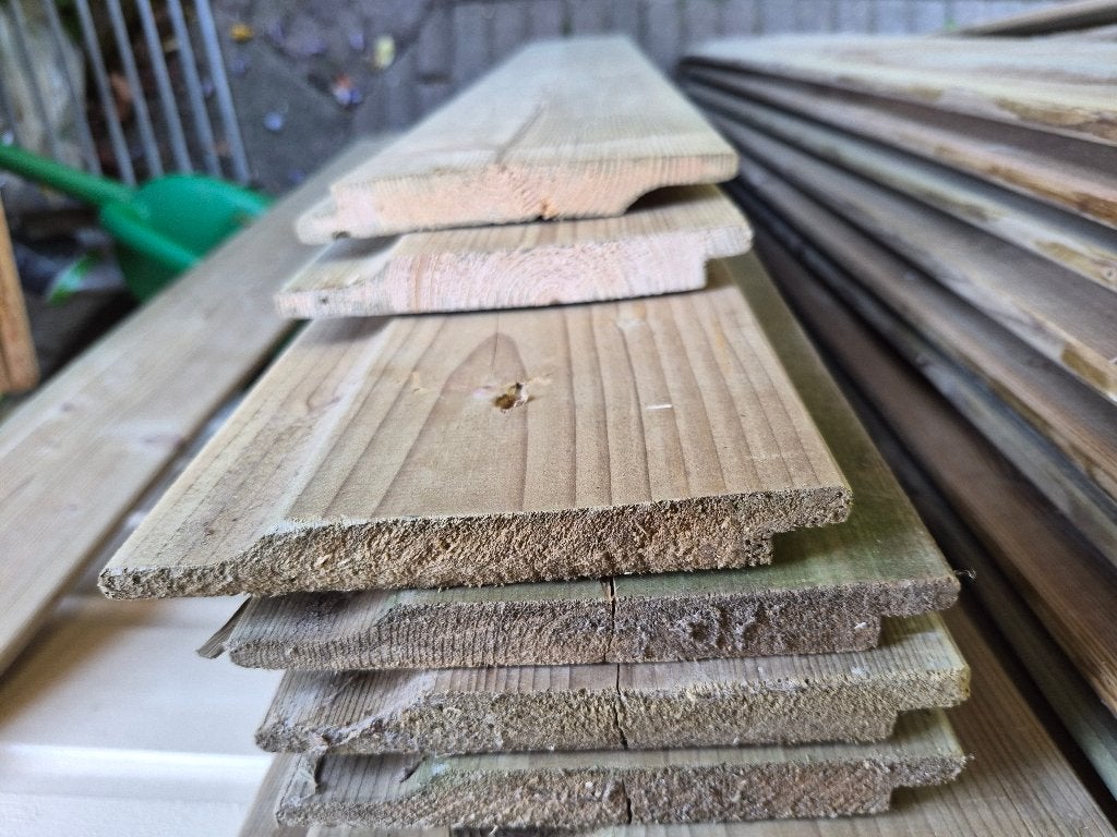 Rabathout, Gebruikt, Minder dan 25 mm, Plank, Ophalen