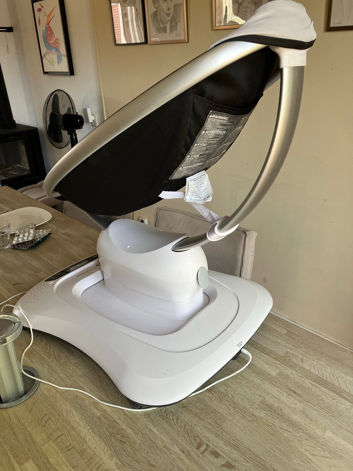 4moms mamaRoo 4.0 Wipstoel - Zo goed als nieuw, Wipstoel, Ophalen, Overige merken, Met gordel(s) of riempje(s)