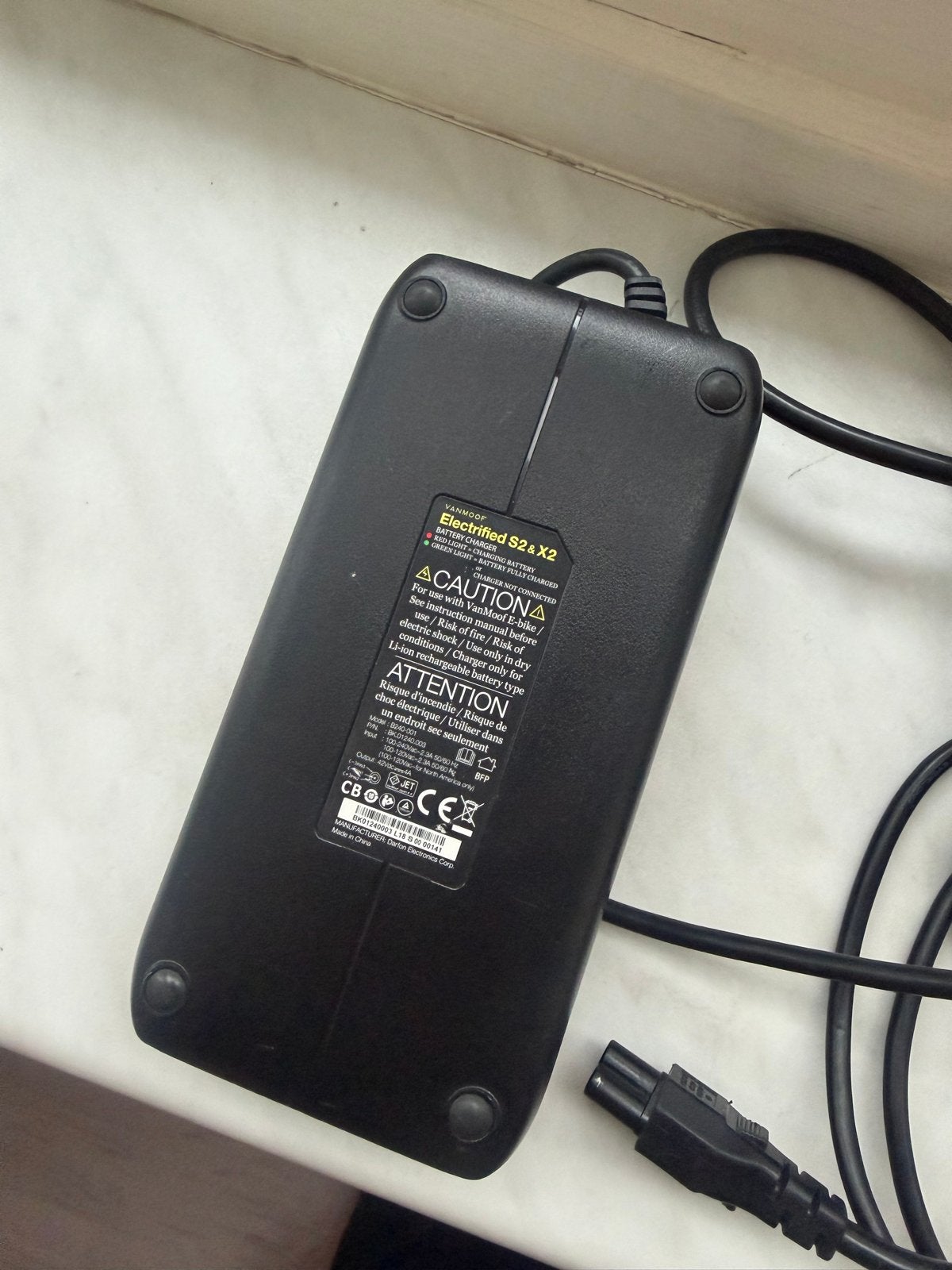 VanMoof Electrified S2 & X2 Oplader, Gebruikt