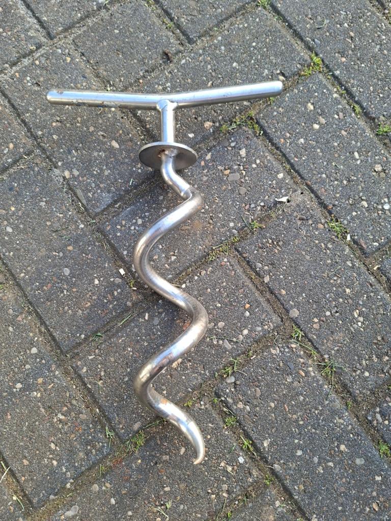 RVS Draaispit Boot - Grondanker voor boot of tent, Ophalen of Verzenden
