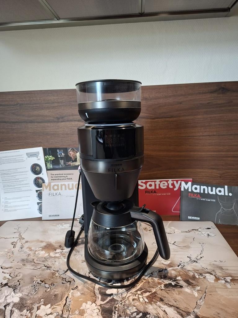 Filka Severin KA 4849 automatisch Filterkoffiezetapparaat, Witgoed en Apparatuur, Koffiezetapparaten, Ophalen, Gebruikt, Koffiemachine