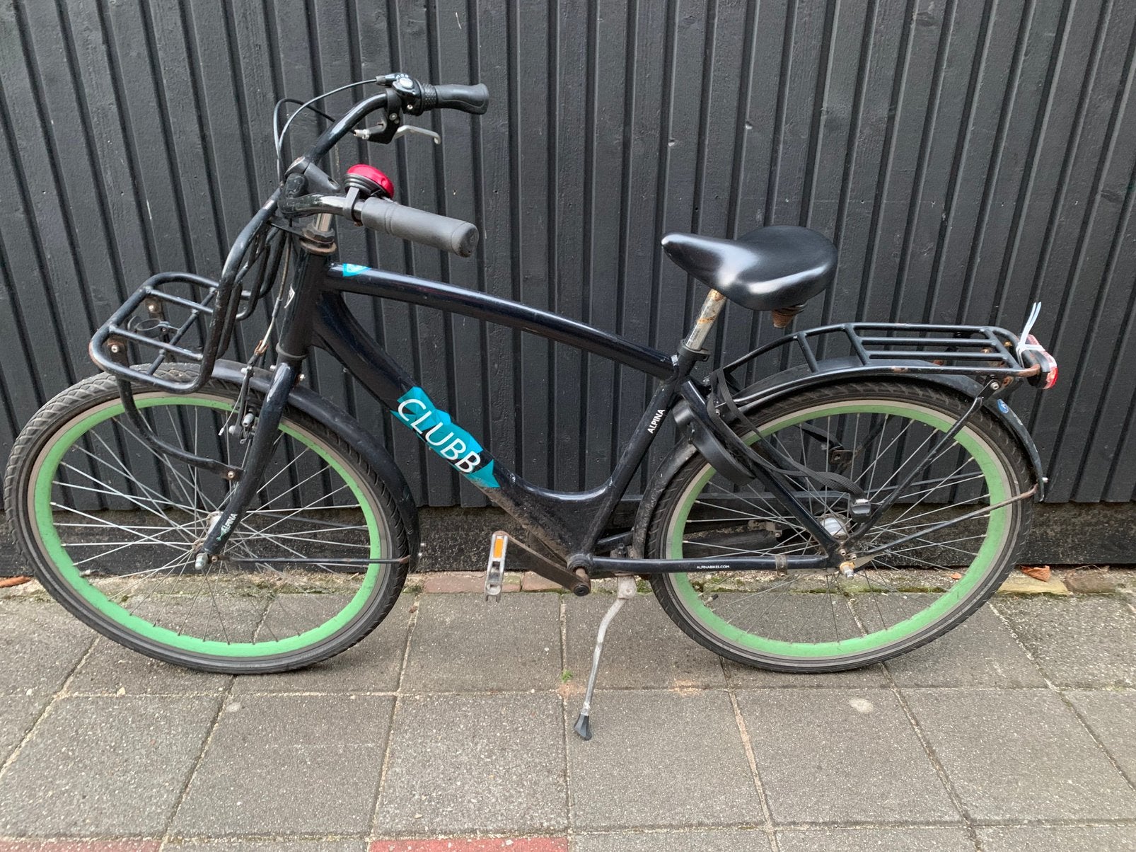 Alpina clubb nexus3 zwart-groen 26inch, Terugtraprem, Gebruikt, Versnellingen, Ophalen