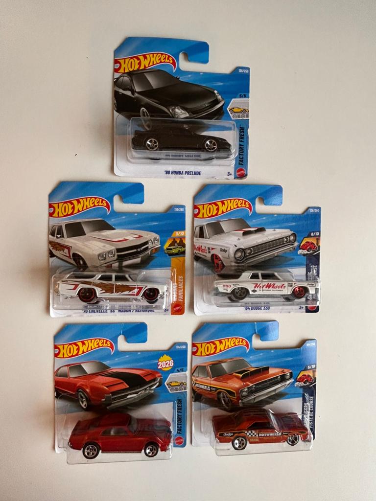 Hot Wheels 2026 Lot 5 Box ongeopend, Ophalen of Verzenden, Nieuw