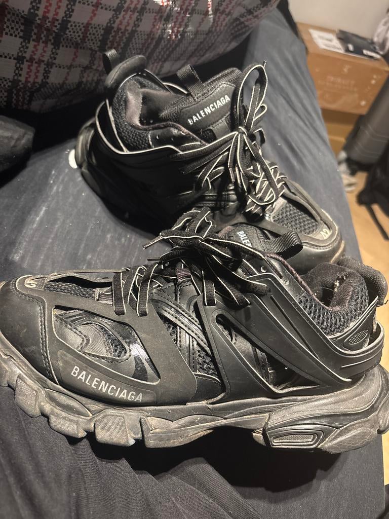 Balenciaga Tracks Zwart, Kleding | Heren, Schoenen, Ophalen of Verzenden, Gedragen, Zwart, Sneakers of Gympen