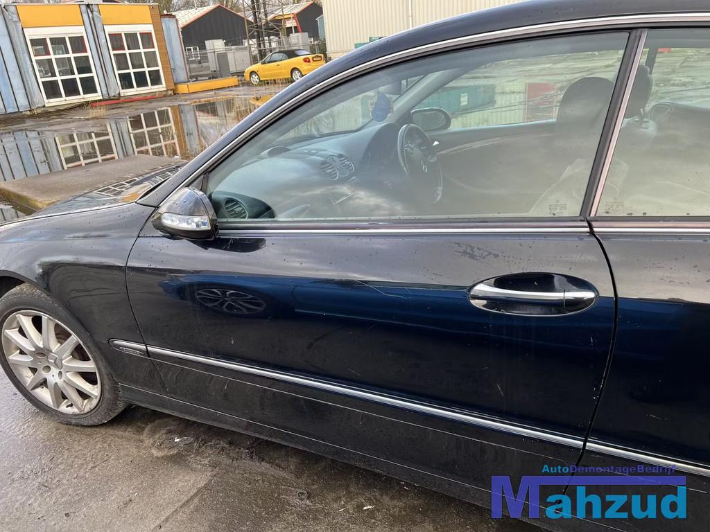 MERCEDES CLK W209 Zwart C197 links deur portier 2002-2010, Gebruikt, Mercedes-Benz AG, Deur, Mercedes-Benz