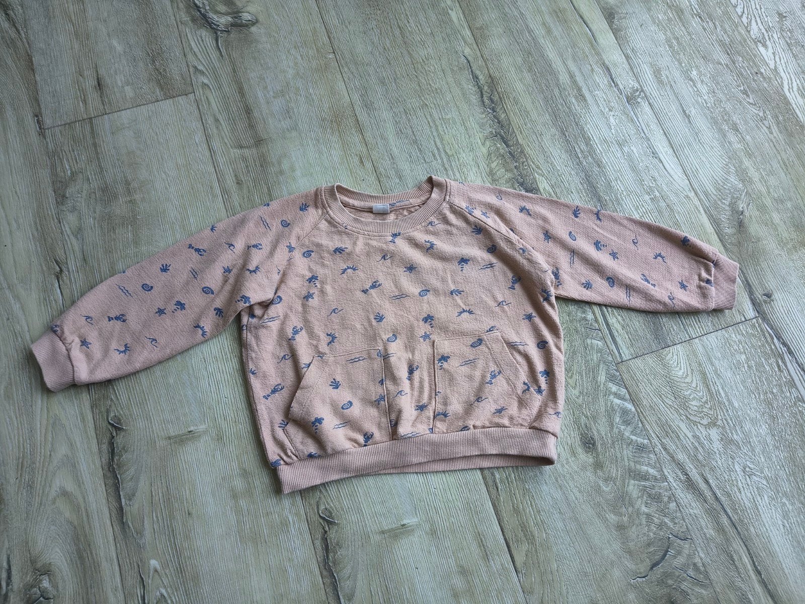 Prachtige beige katoenen Riffle trui beach surf, maat 98., Onb, Trui of Vest, Ophalen of Verzenden, Onb