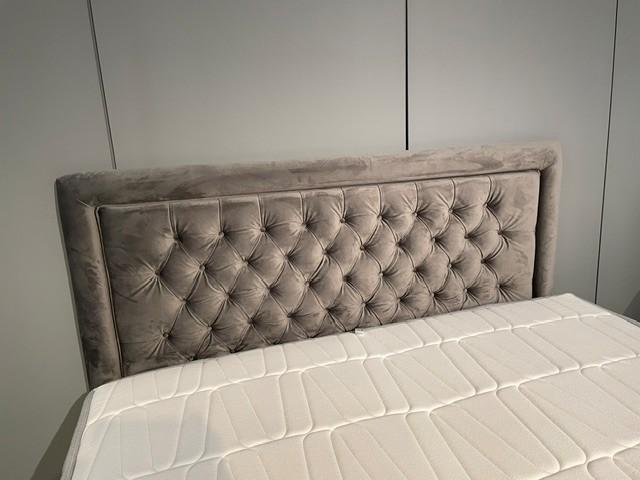 Nieuw Dorelan hoofdbord voor boxspring (uit showroom sale), Ophalen, Klassiek Italiaans, 190 cm of minder, 120 cm