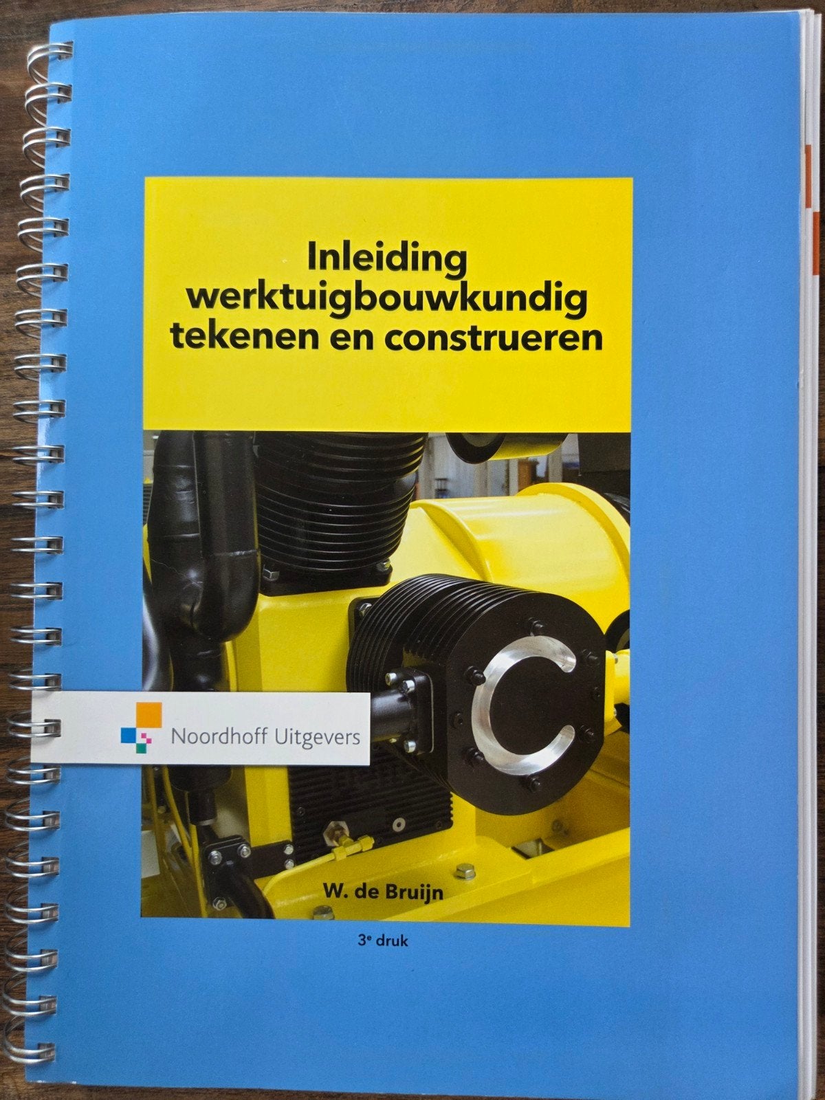 Inleiding werktuigbouwkundig tekenen en construeren, Ophalen of Verzenden, Zo goed als nieuw, W. de Bruijn, Beta