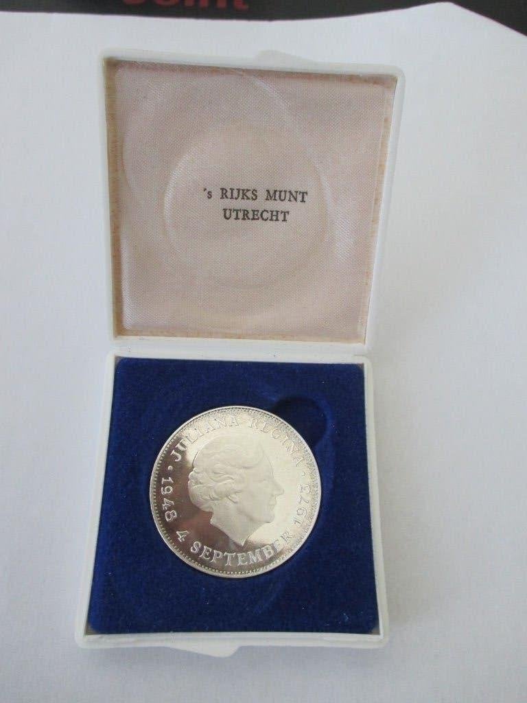 10 gulden 1973, Koningin Juliana, Setje, Zilver, Ophalen of Verzenden