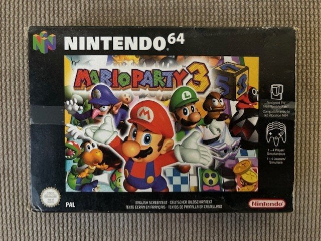 Mario Party 3 (compleet), Spelcomputers en Games, Games | Nintendo 64, Gebruikt, Overige genres, Eén computer, Ophalen of Verzenden