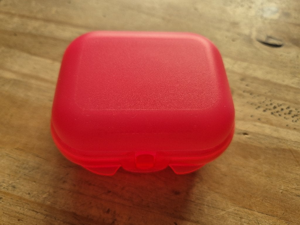 Tupperware Smartclipdoos Lunchdoos Mini Rood NIEUW, Ophalen of Verzenden, Nieuw, Rood, Overige typen