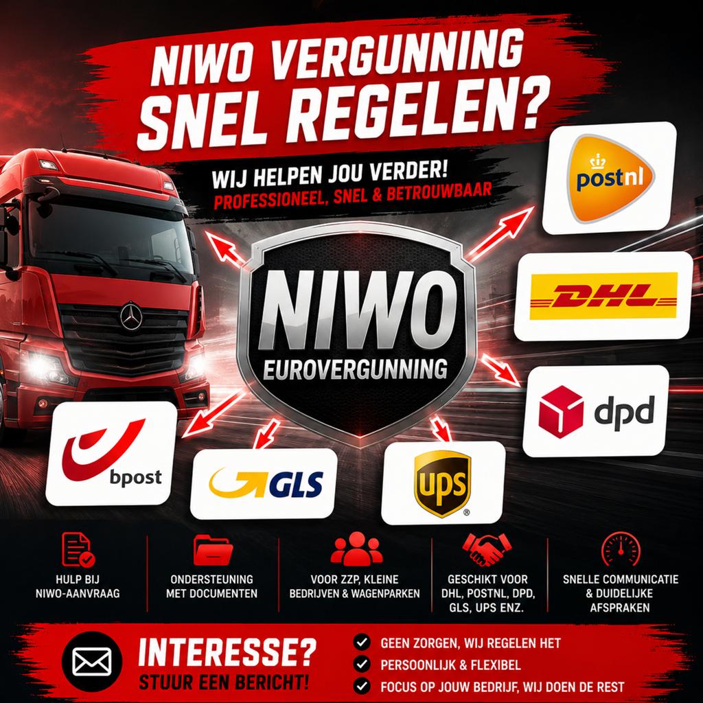 NIWO VERGUNNING NODIG?, Vacatures, Overige niveaus, Starter, Overige vormen