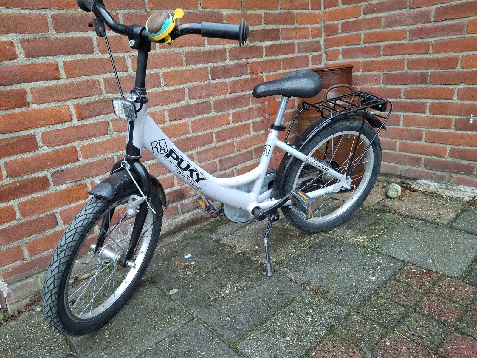 Puky kinderfiets 18 inch met voor- en terugtraprem, Ophalen, Terugtraprem, Puky, 16 tot 20 inch