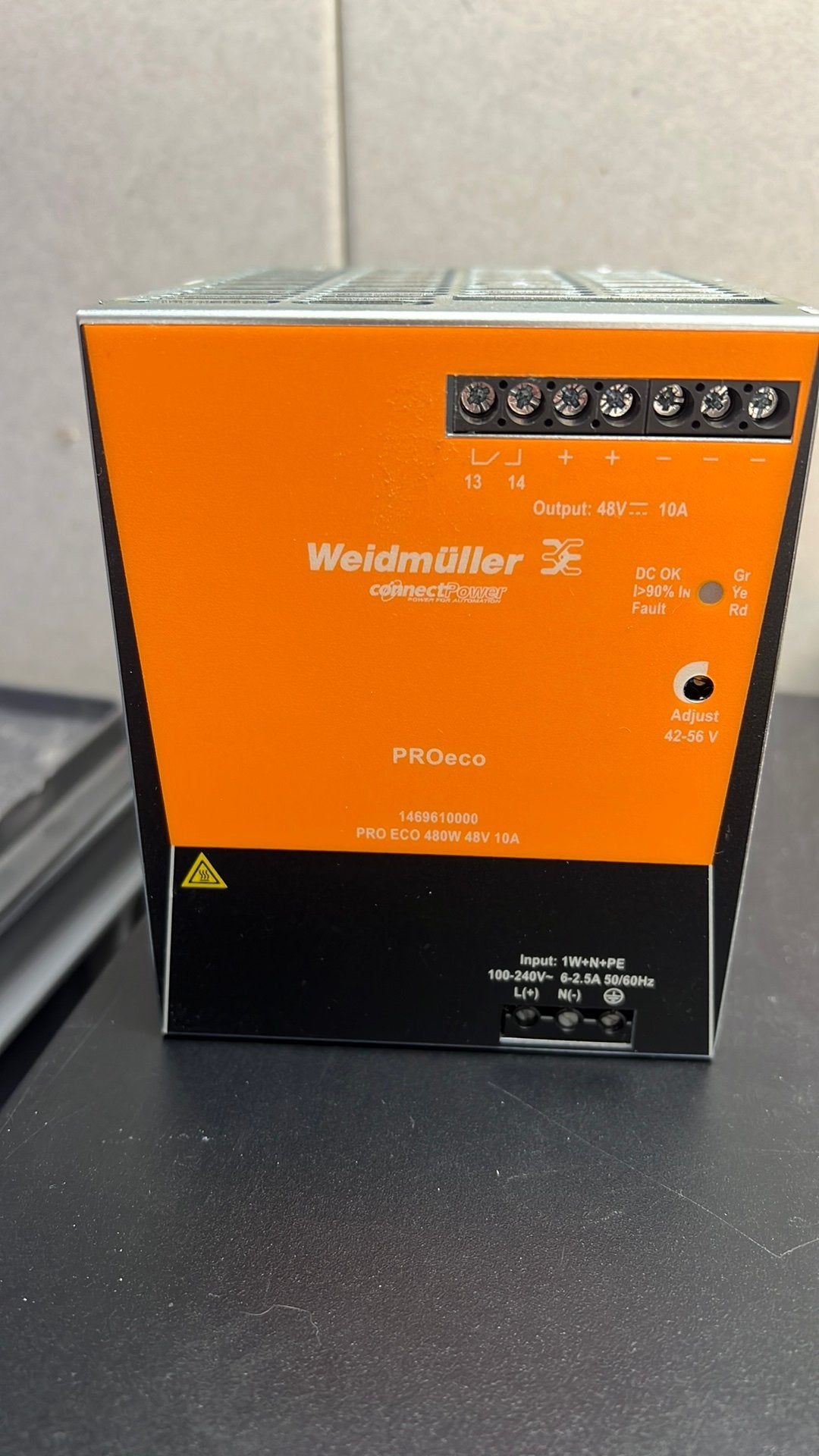 Weidmuller power supply 48v 10A, Ophalen of Verzenden, Zo goed als nieuw