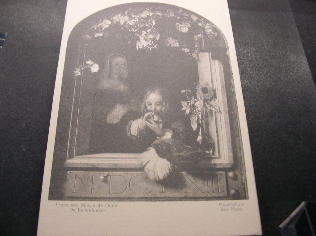 Voor het Kind ansichtkaart 1927 De Bellenblazer, Verzenden, 1920 tot 1940, Ongelopen, Kinderen