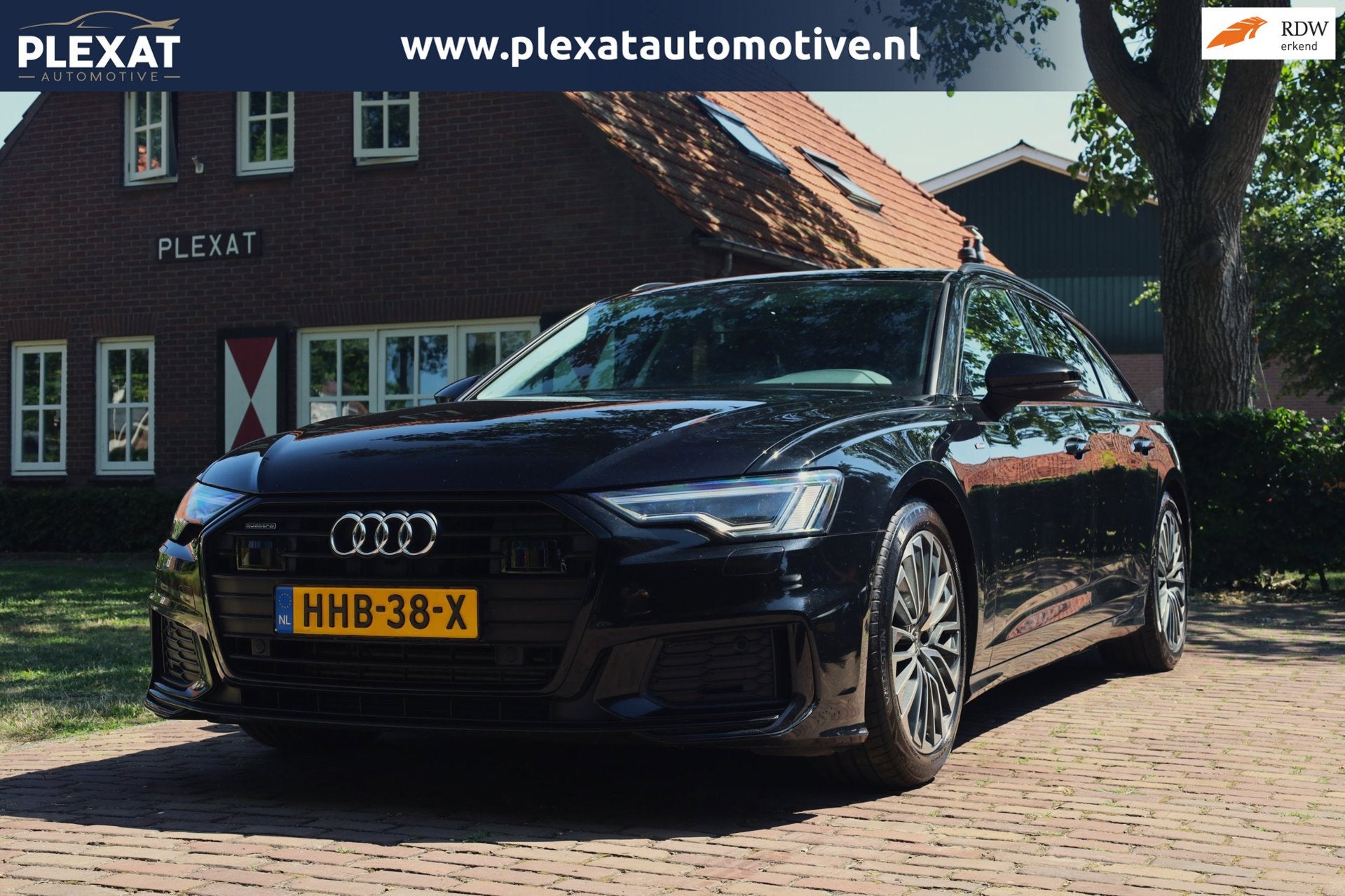 Audi A6 Avant 55 TFSI e quattro Competition Aut. | SOH 94% |, Auto's, Audi, Automaat, Gebruikt, 4 cilinders, Zwart