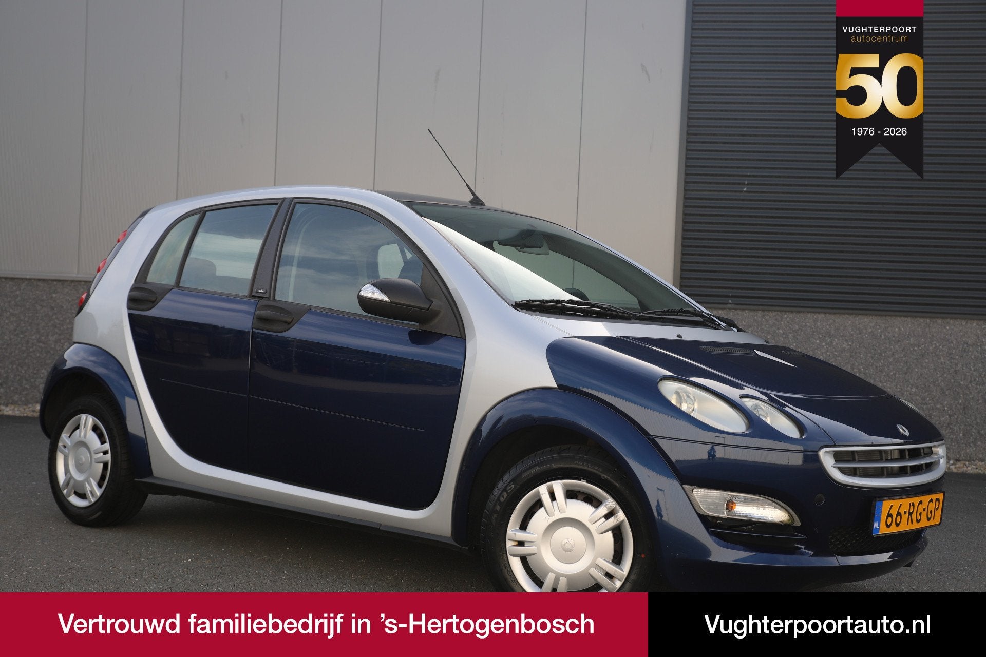Smart Forfour 1.3 96pk *Pulse*/5drs/Airco/Zuinig & €31 per, Auto's, Elektrische ramen, Stof, 4 cilinders, Blauw
