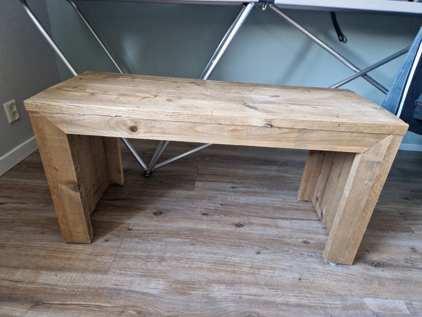Steigerhout kindertafeltje, Ophalen, Gebruikt, Tafel(s)